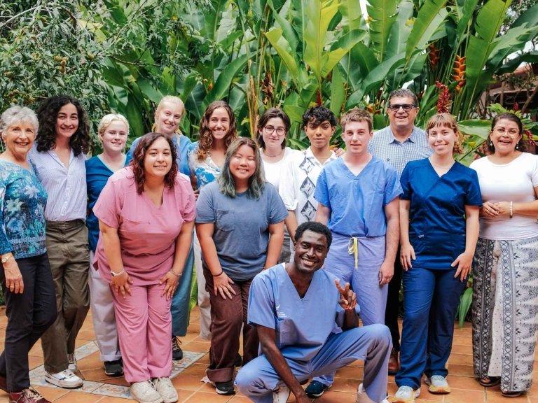 Group photo of Costa Rica Summer Health Program Cohort 2023